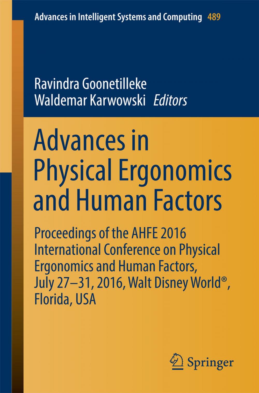 Big bigCover of Advances in Physical Ergonomics and Human Factors