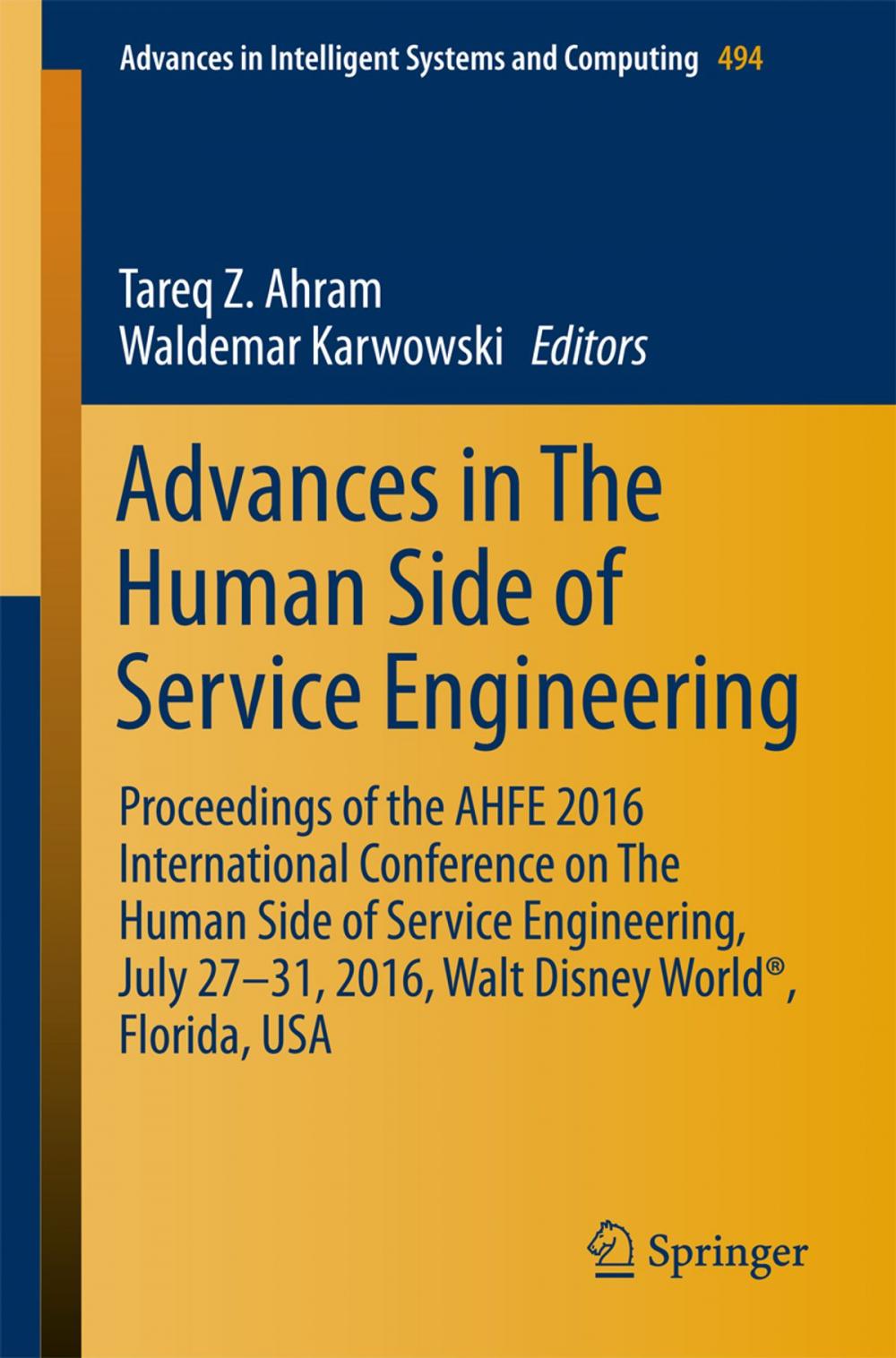 Big bigCover of Advances in The Human Side of Service Engineering