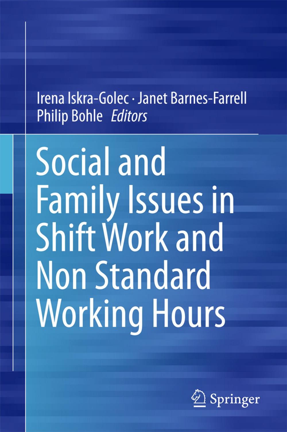 Big bigCover of Social and Family Issues in Shift Work and Non Standard Working Hours