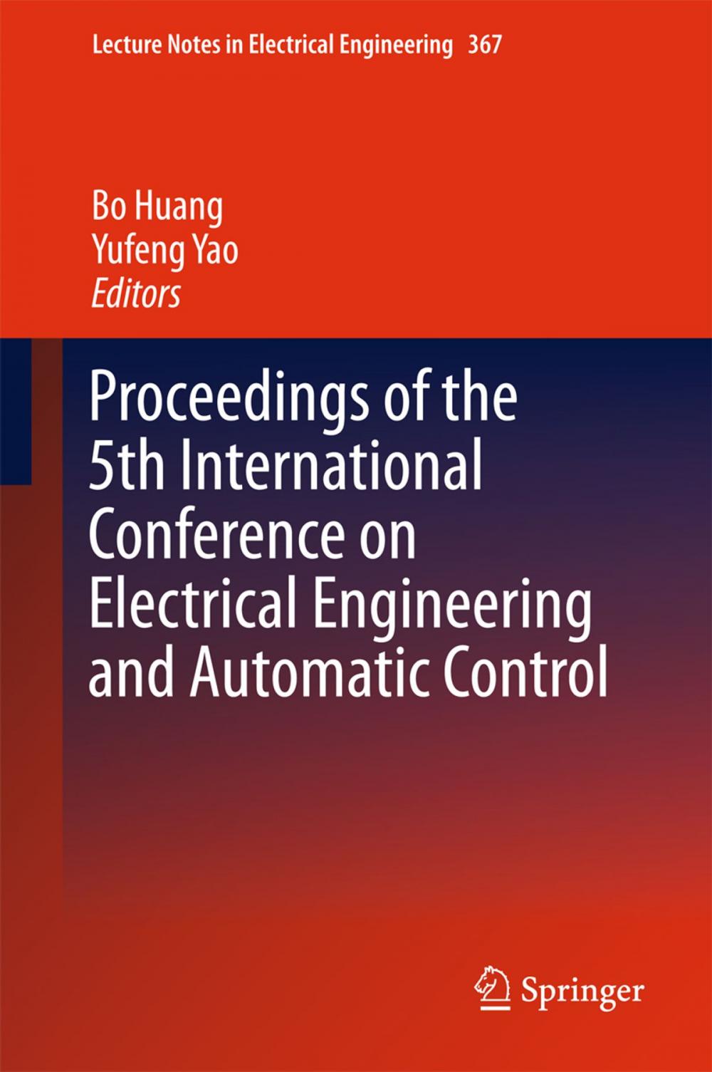 Big bigCover of Proceedings of the 5th International Conference on Electrical Engineering and Automatic Control