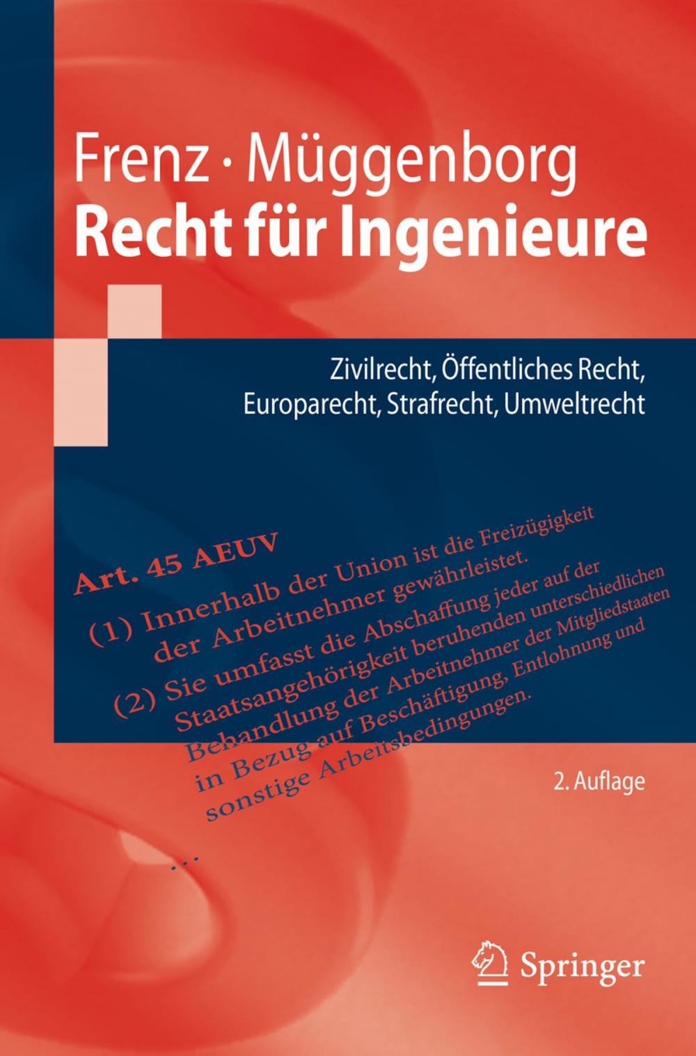 Big bigCover of Recht für Ingenieure