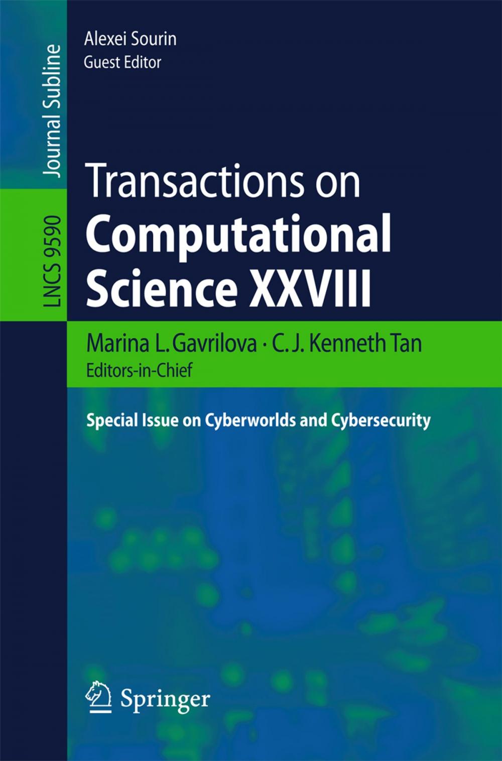 Big bigCover of Transactions on Computational Science XXVIII