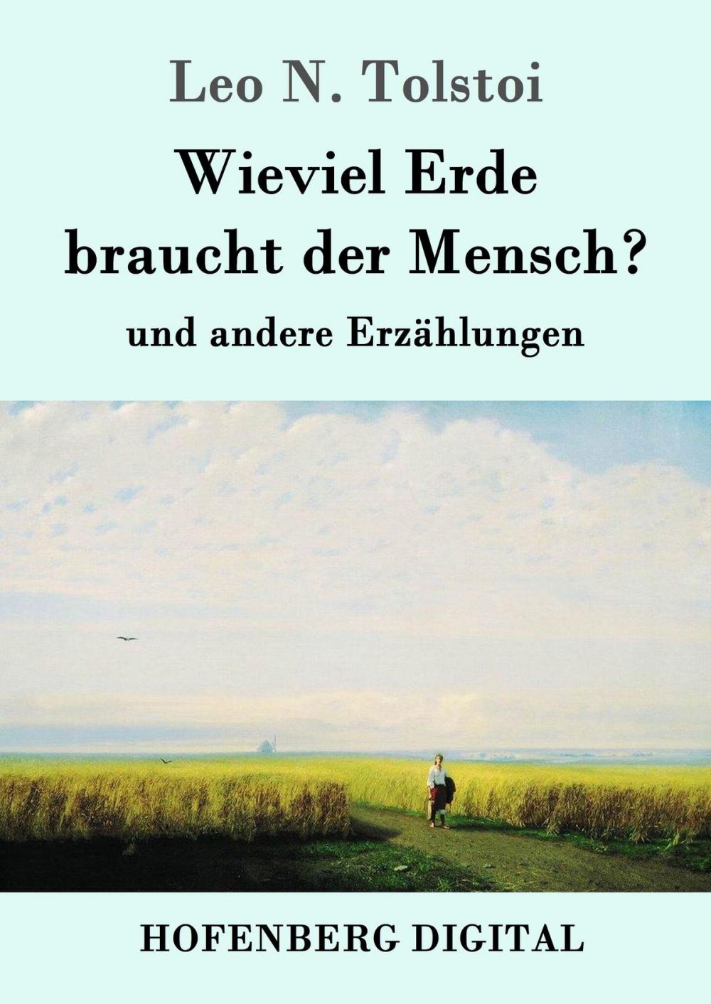 Big bigCover of Wieviel Erde braucht der Mensch?