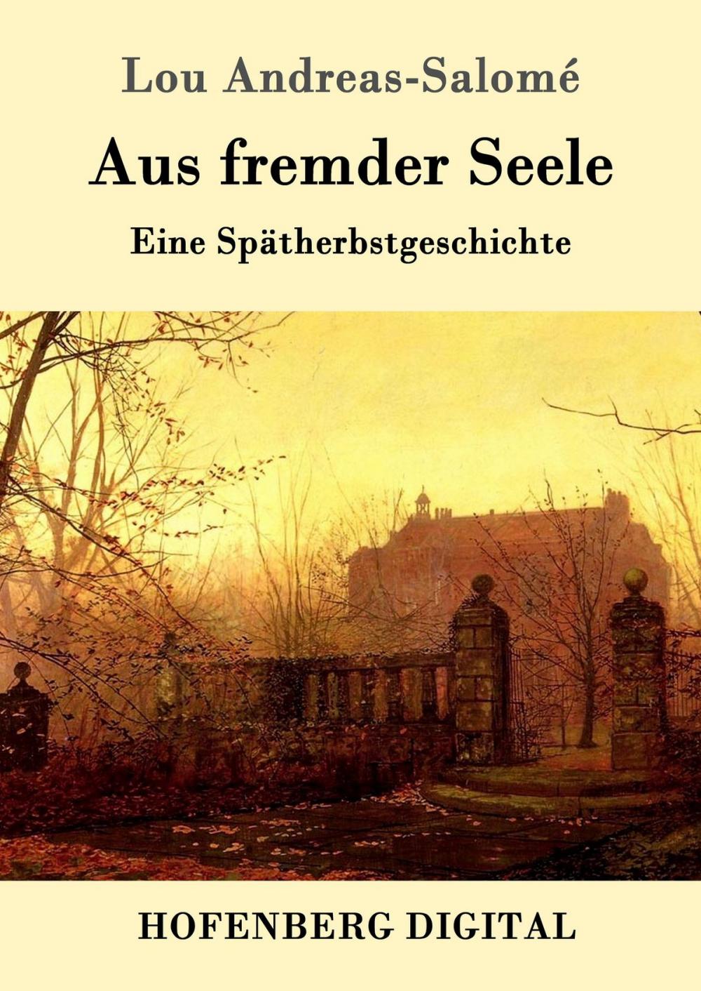 Big bigCover of Aus fremder Seele