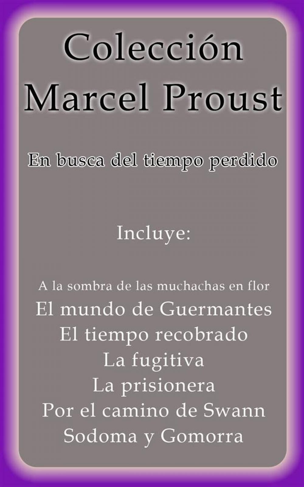 Big bigCover of Colección Marcel Proust