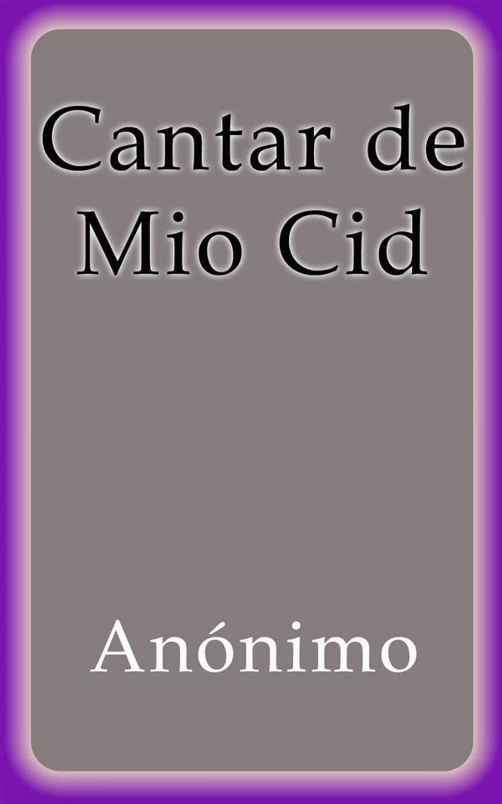 Big bigCover of Cantar de Mio Cid