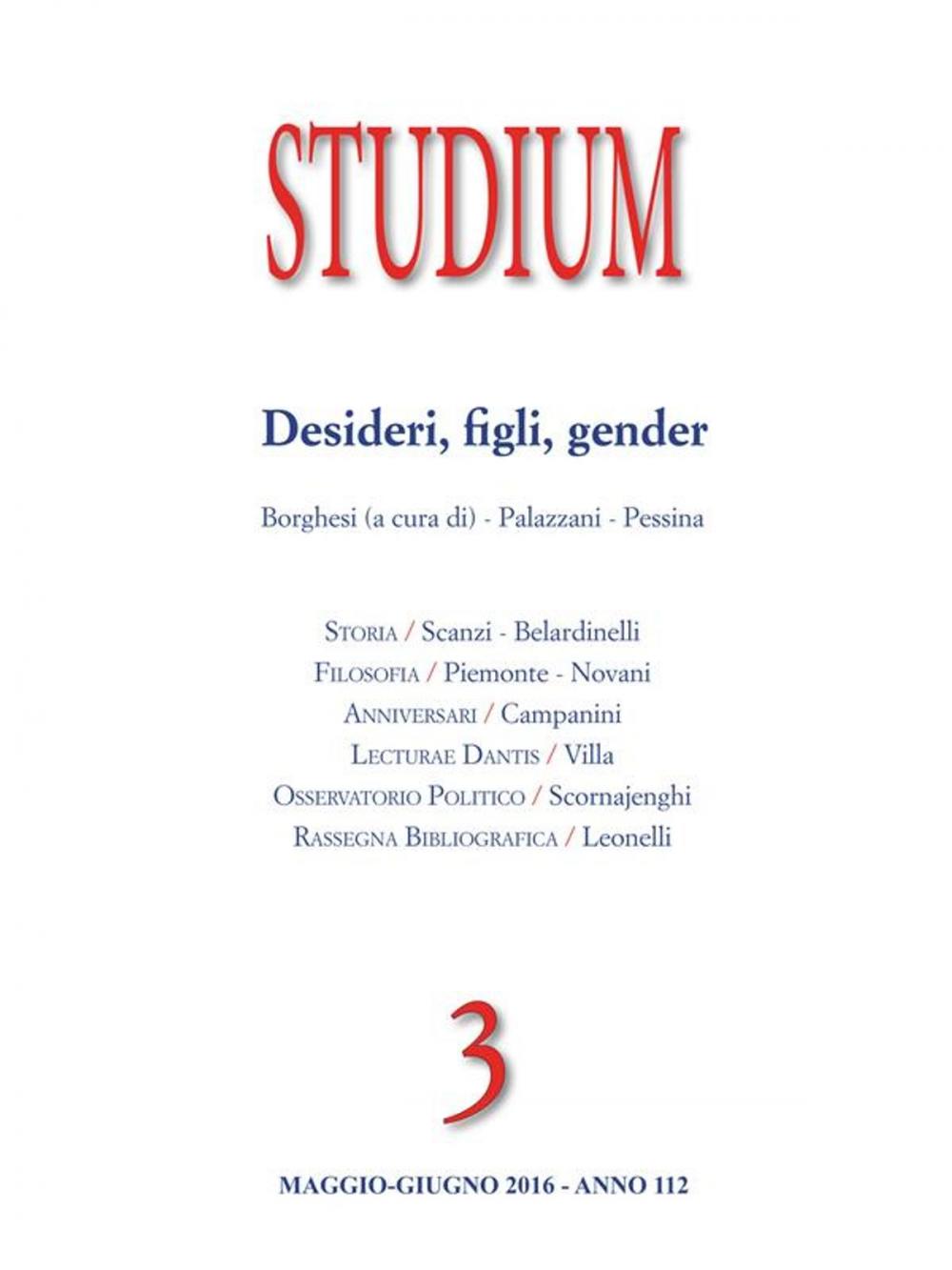 Big bigCover of Studium - Desideri, figli, gender