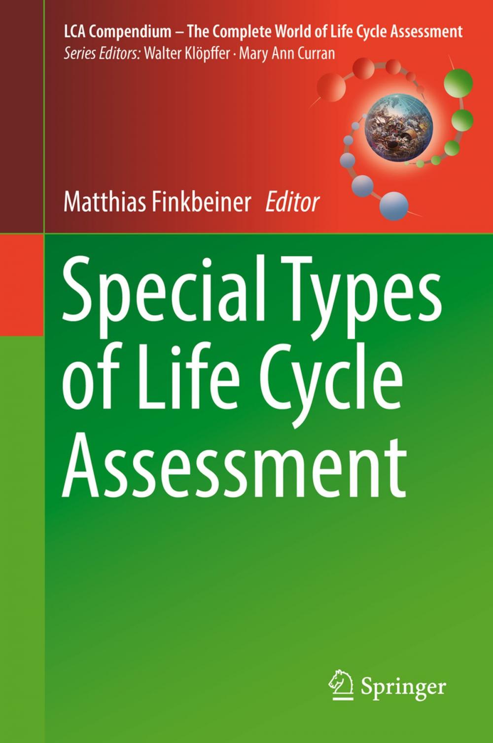 Big bigCover of Special Types of Life Cycle Assessment