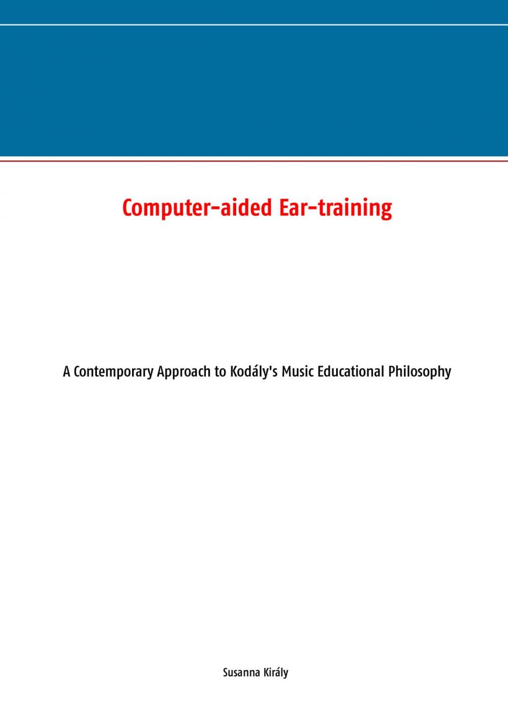 Big bigCover of Computer-aided Ear-training