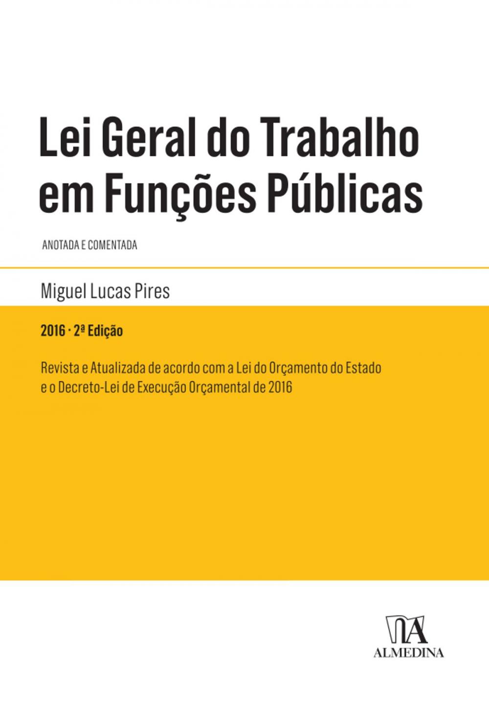 Big bigCover of Lei Geral do Trabalho em Funções Públicas - 2º Edição