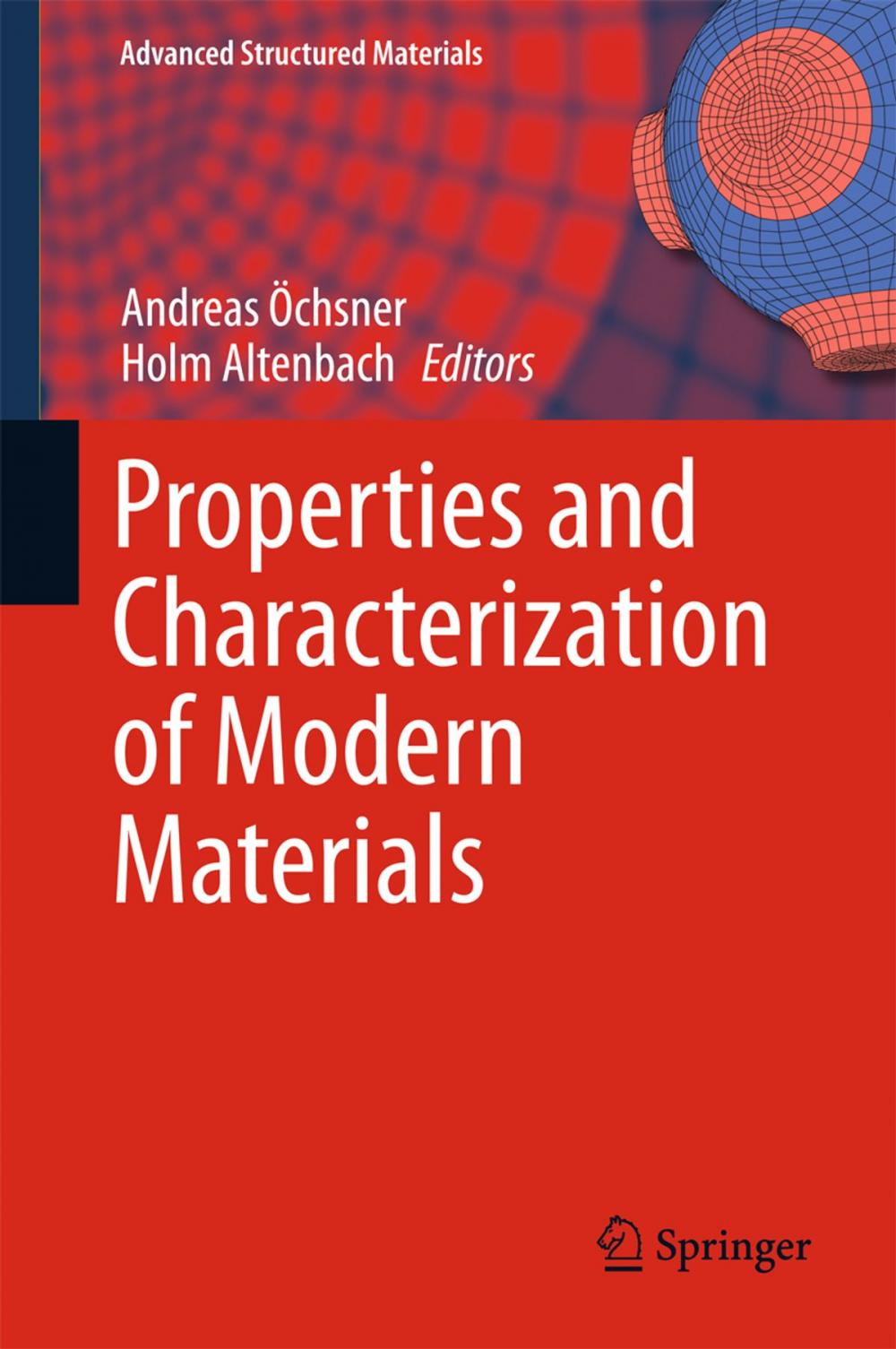 Big bigCover of Properties and Characterization of Modern Materials