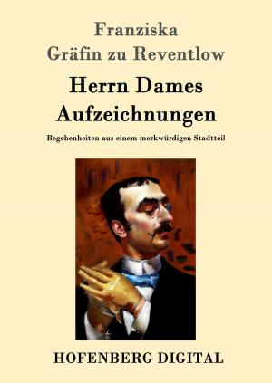 Cover of the book Herrn Dames Aufzeichnungen by Clemens Brentano