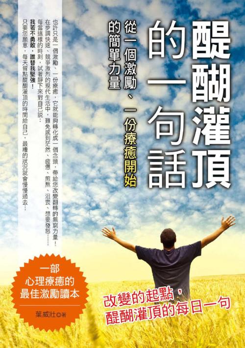 Cover of the book 醍醐灌頂的一句話：從一個激勵、一份療癒的力量開始 by 葉威壯, 華志文化