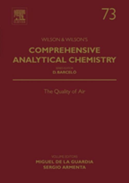 Cover of the book The Quality of Air by Miguel de la Guardia, Sergio Armenta, Elsevier Science