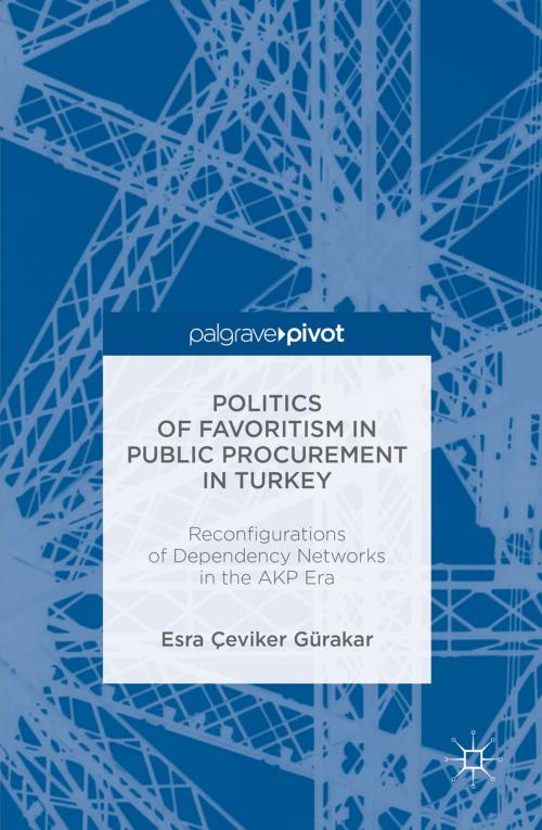 Cover of the book Politics of Favoritism in Public Procurement in Turkey by Esra Çeviker Gürakar, Palgrave Macmillan US