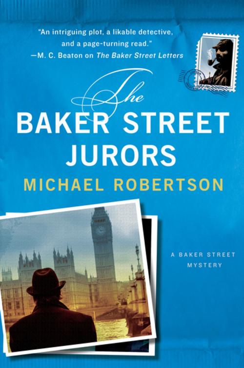 Cover of the book The Baker Street Jurors by Michael Robertson, St. Martin's Press