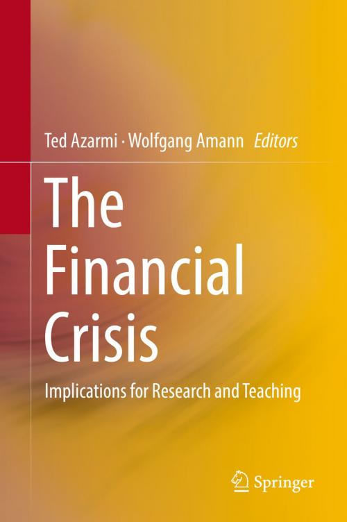 Cover of the book The Financial Crisis by , Springer International Publishing
