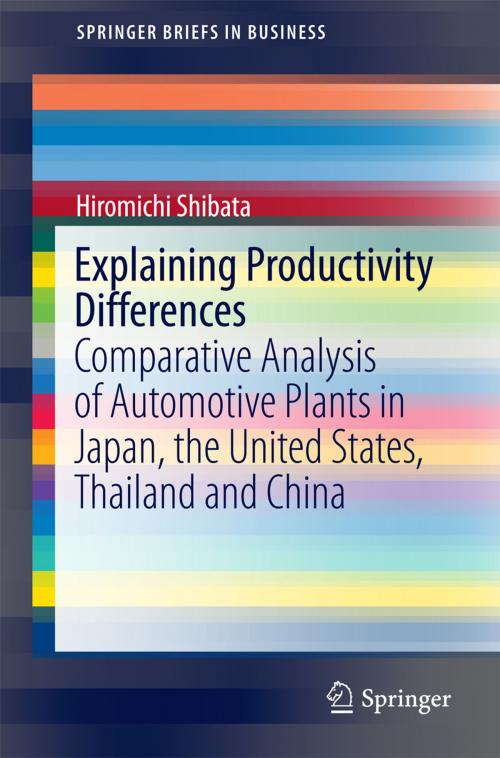 Cover of the book Explaining Productivity Differences by Hiromichi Shibata, Springer Singapore
