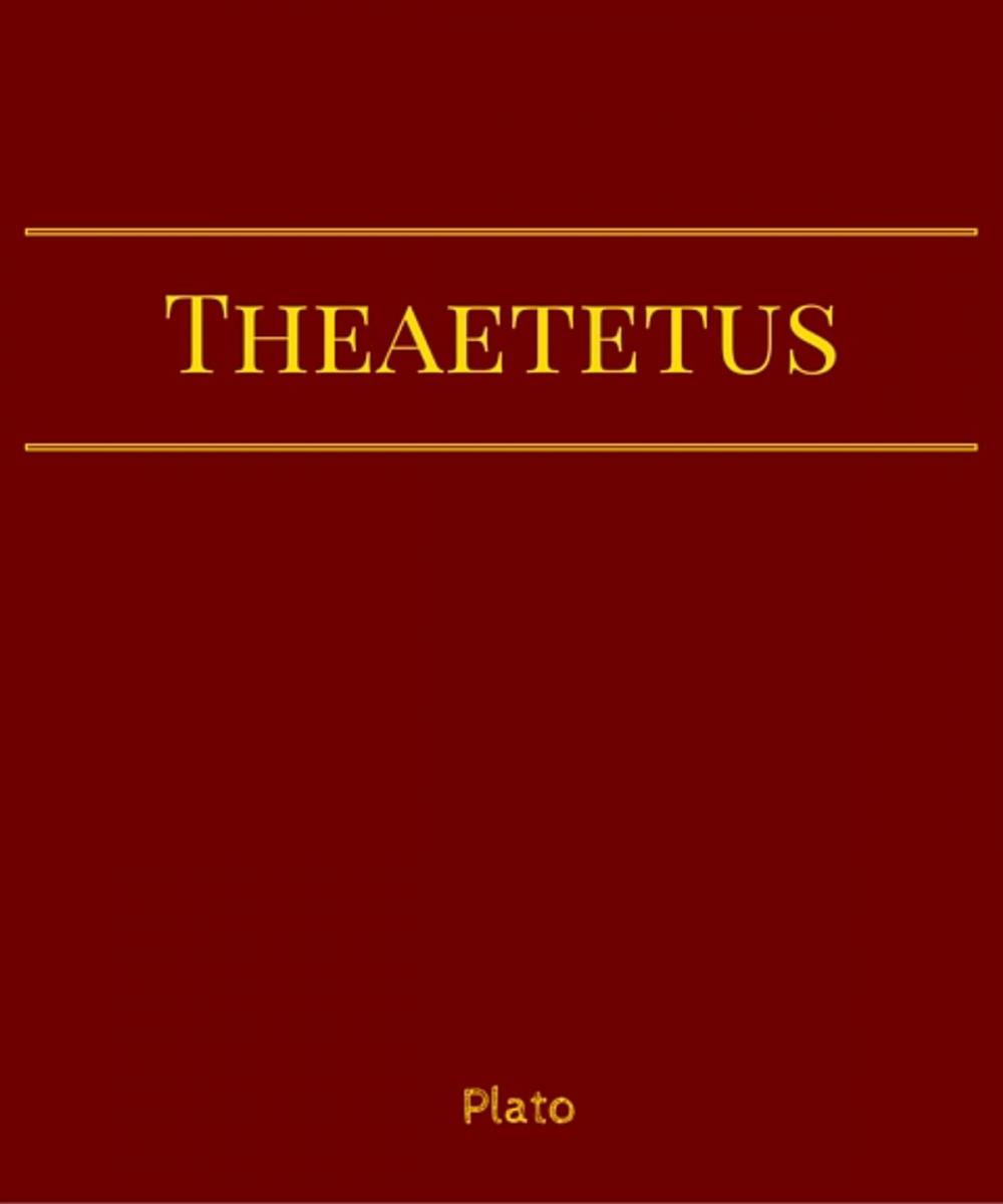 Big bigCover of Theaetetus