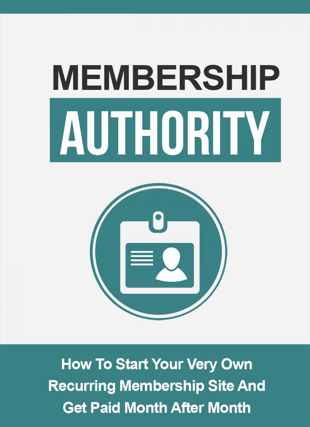 Big bigCover of Membership Authority