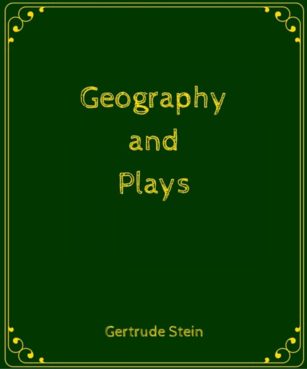 Big bigCover of Geography and Plays