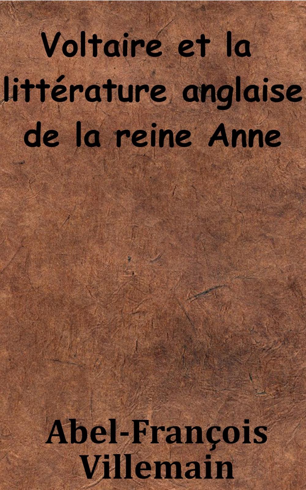 Big bigCover of Voltaire et la littérature anglaise de la reine Anne