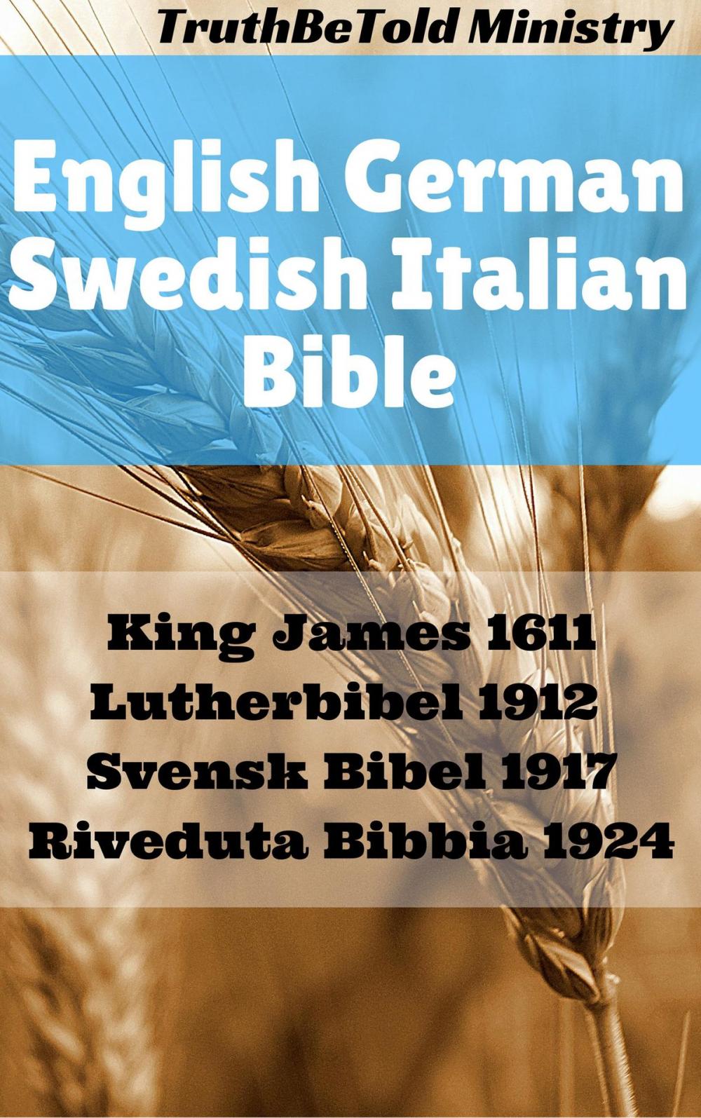 Big bigCover of English German Swedish Italian Bible