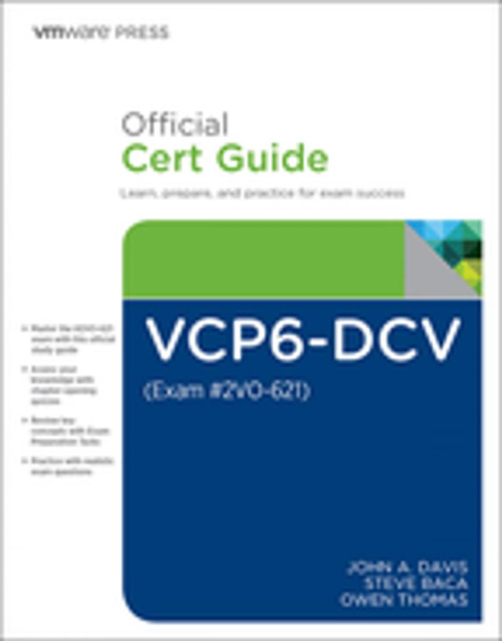 Big bigCover of VCP6-DCV Official Cert Guide (Exam #2V0-621)