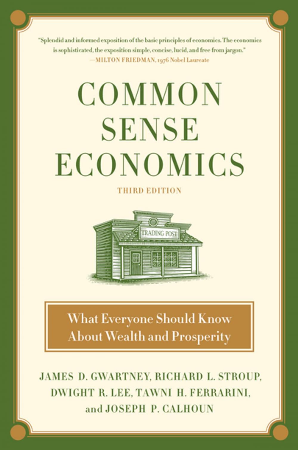 Big bigCover of Common Sense Economics