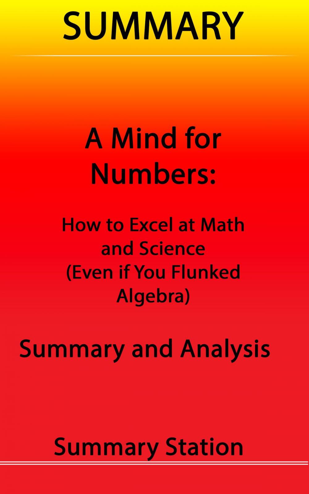 Big bigCover of A Mind for Numbers | Summary