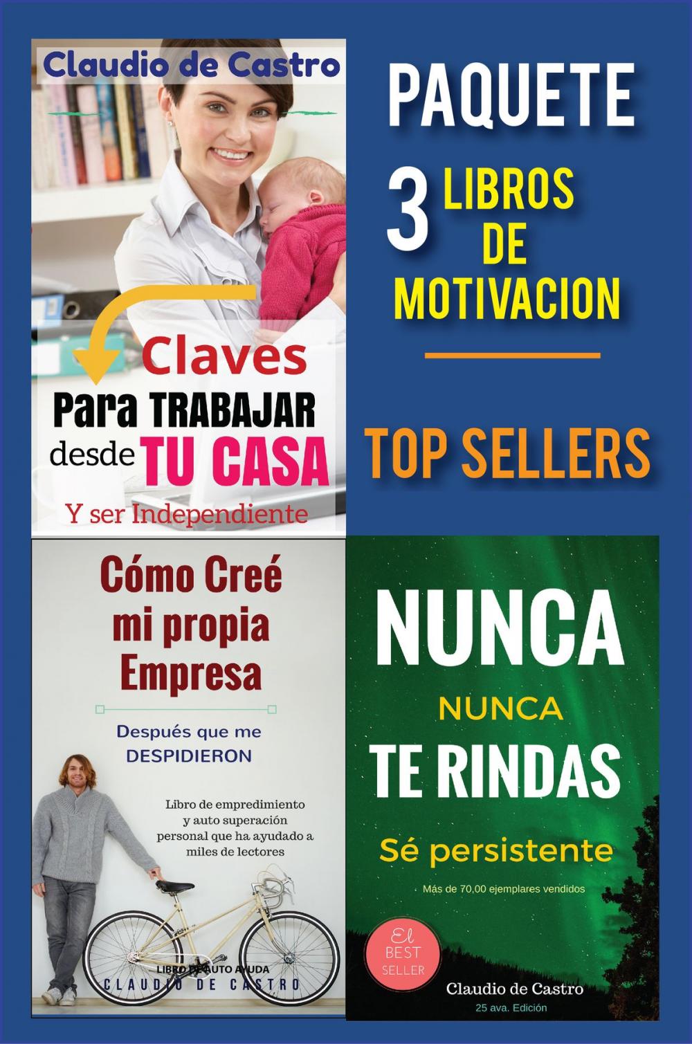 Big bigCover of Paquete 3 Libros de Motivación: Top Sellers