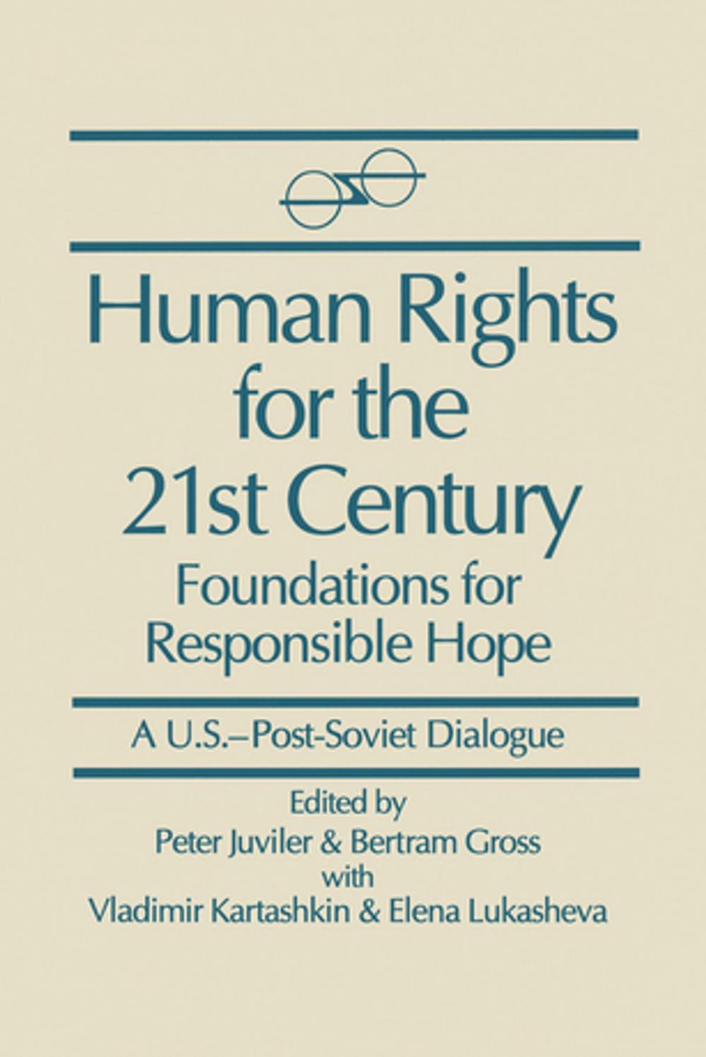 Big bigCover of Human Rights for the 21st Century: Foundation for Responsible Hope