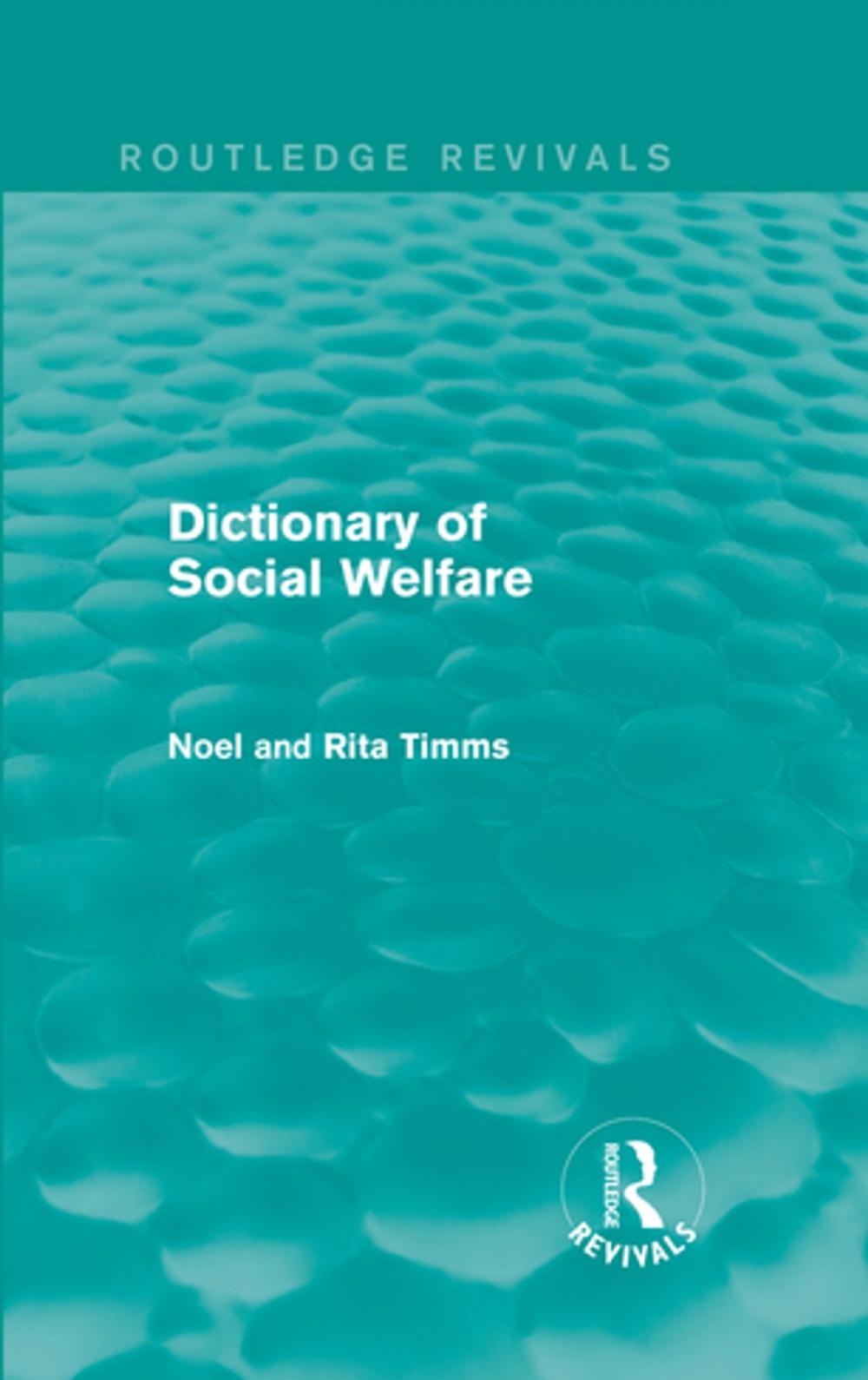 Big bigCover of Dictionary of Social Welfare