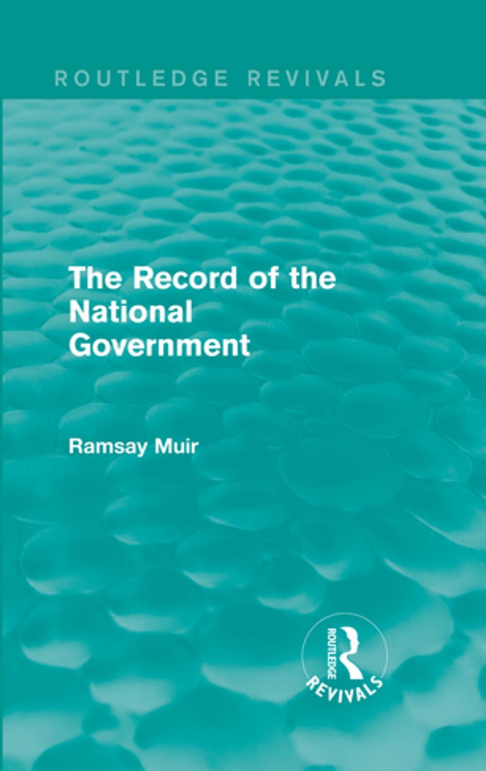Big bigCover of The Record of the National Government