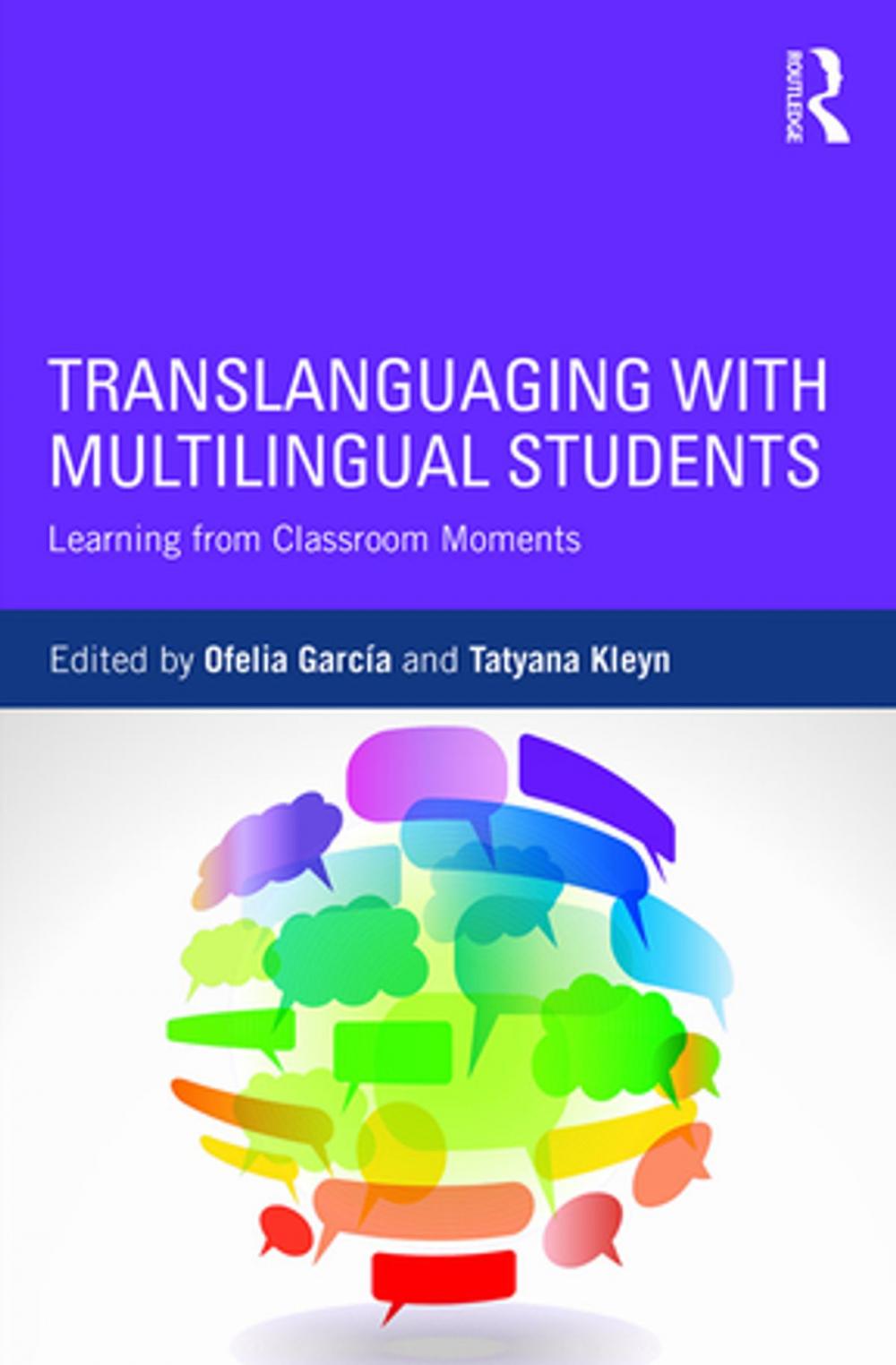 Big bigCover of Translanguaging with Multilingual Students