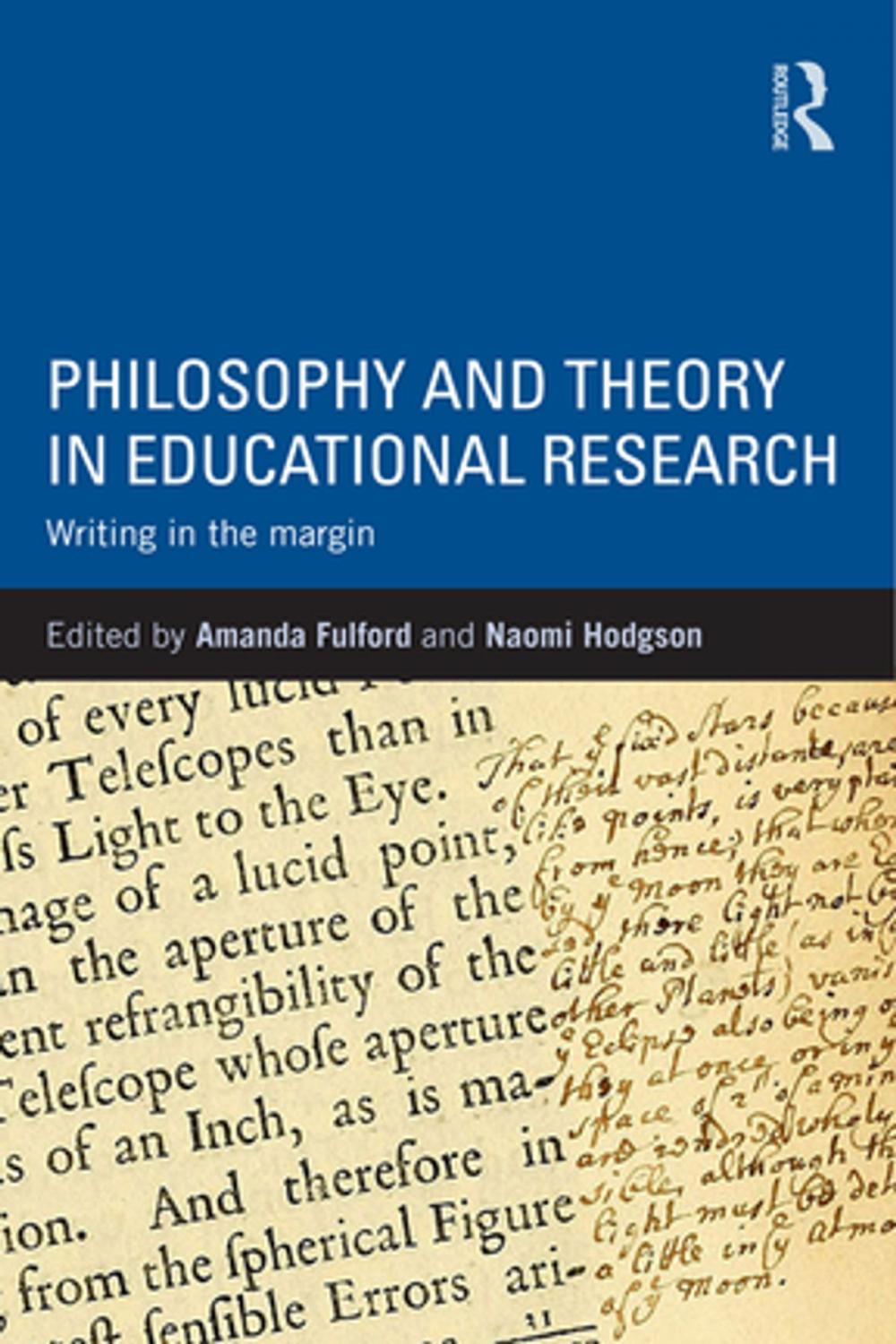 Big bigCover of Philosophy and Theory in Educational Research