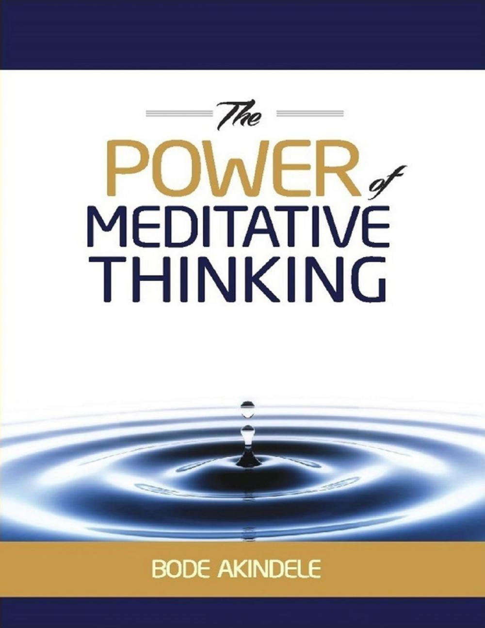 Big bigCover of The Power of Meditative Thinking