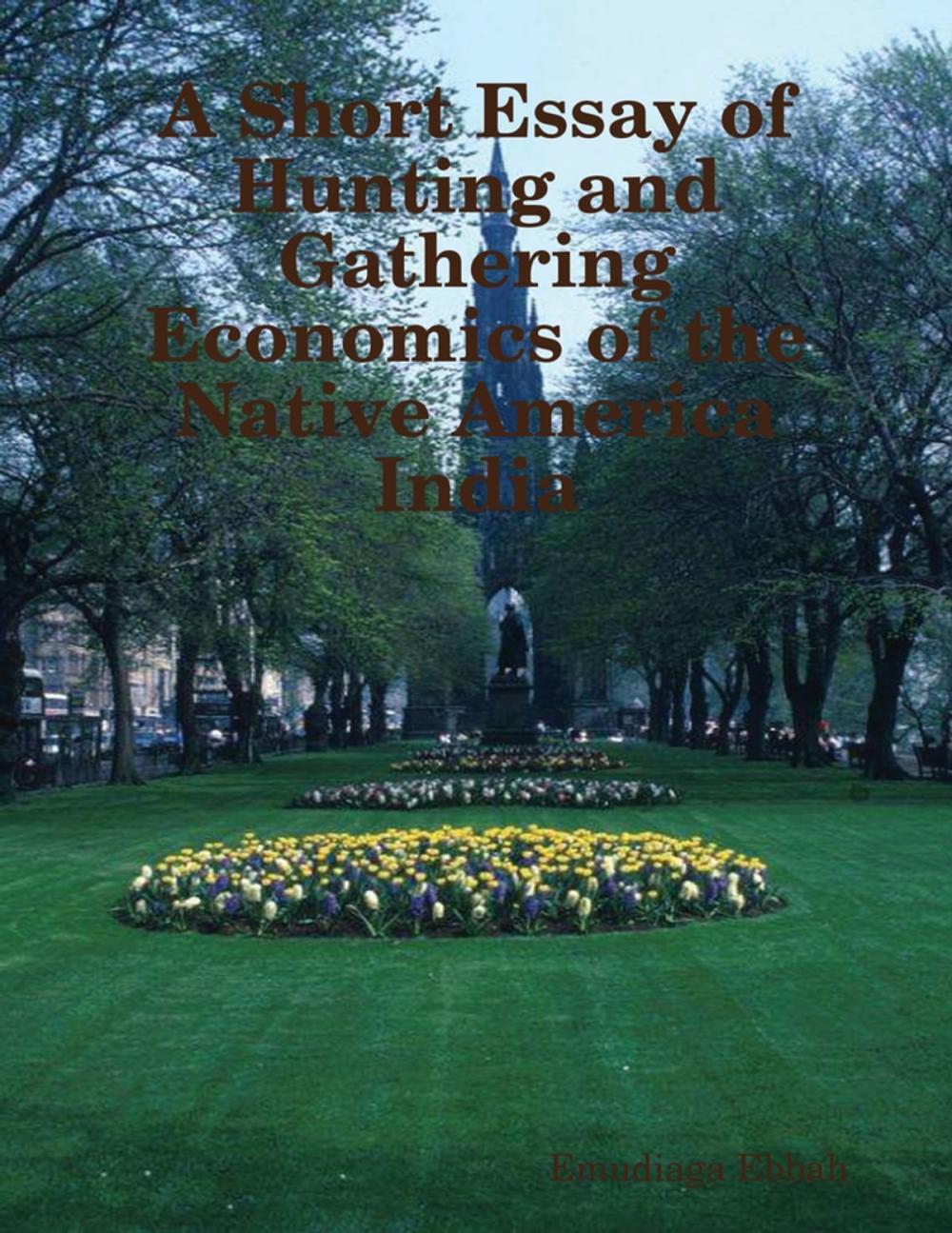 Big bigCover of A Short Essay of Hunting and Gathering Economics of the Native America India