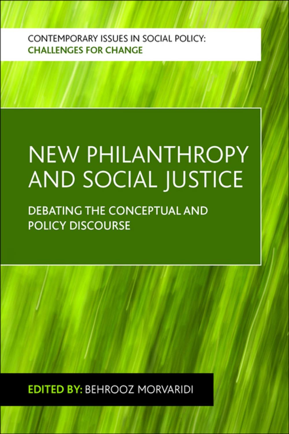 Big bigCover of New philanthropy and social justice