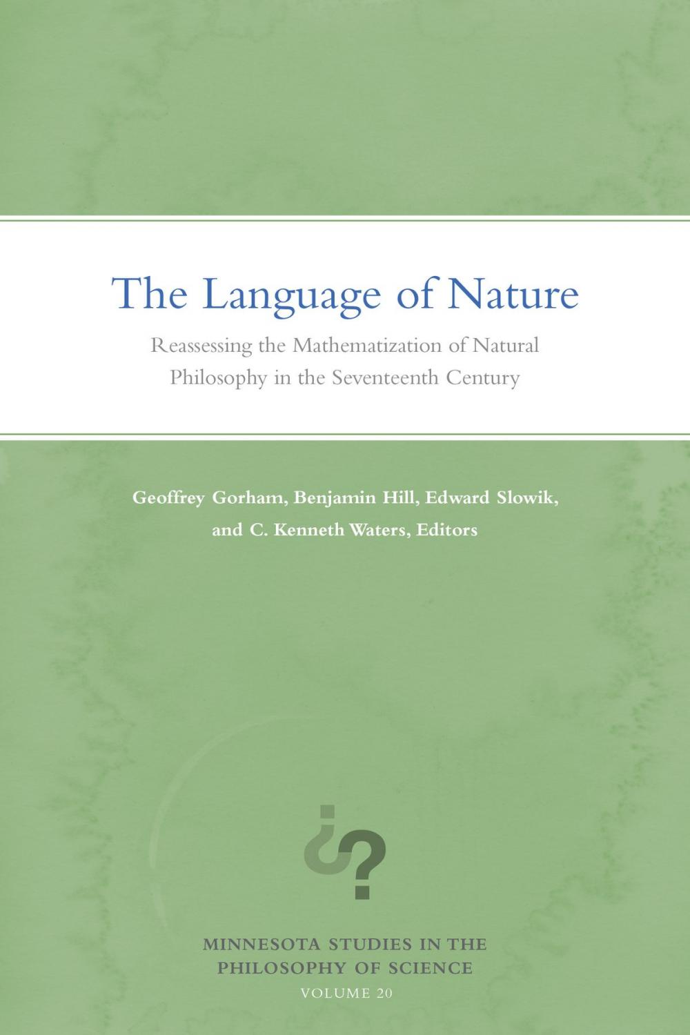 Big bigCover of The Language of Nature