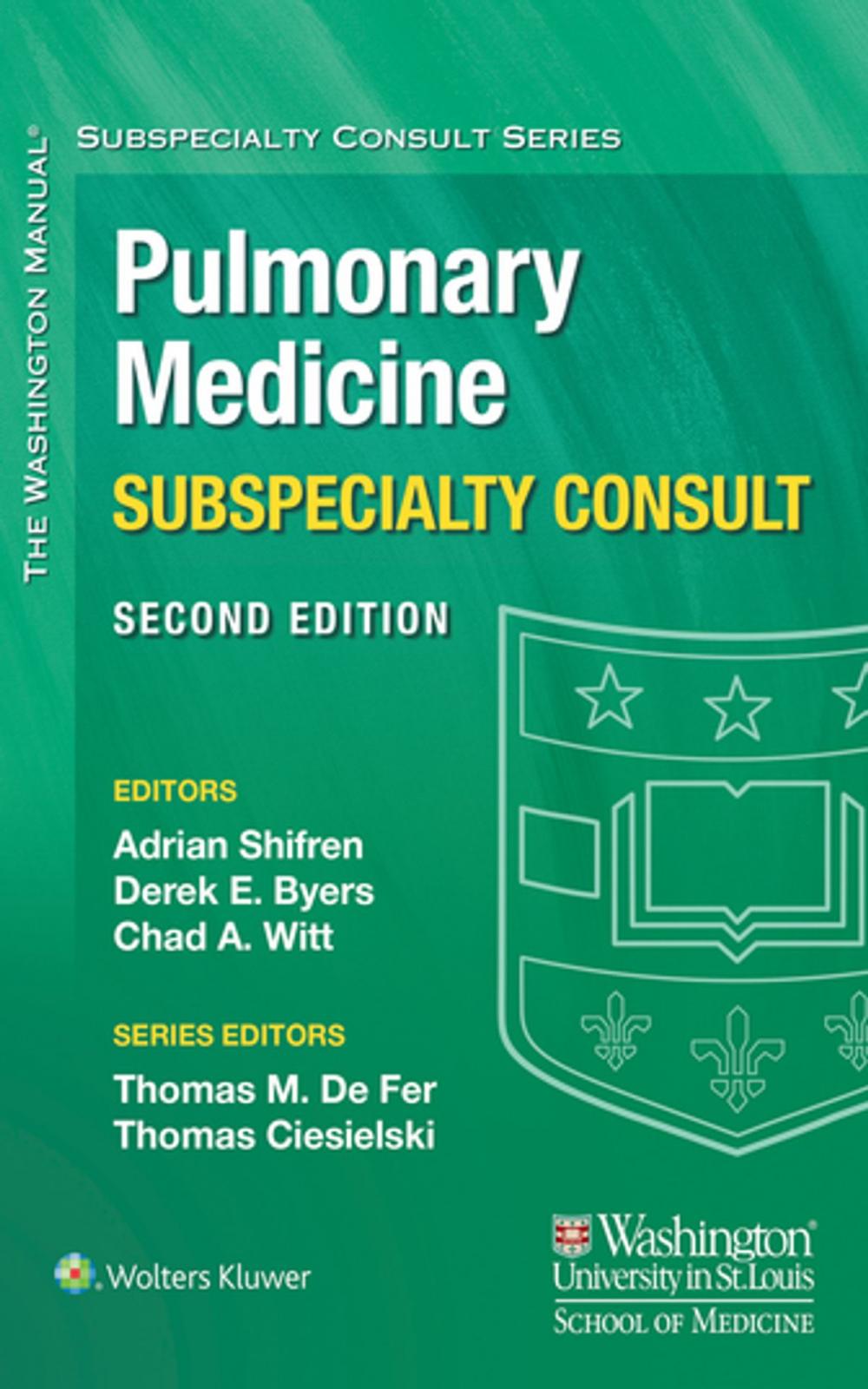 Big bigCover of The Washington Manual Pulmonary Medicine Subspecialty Consult