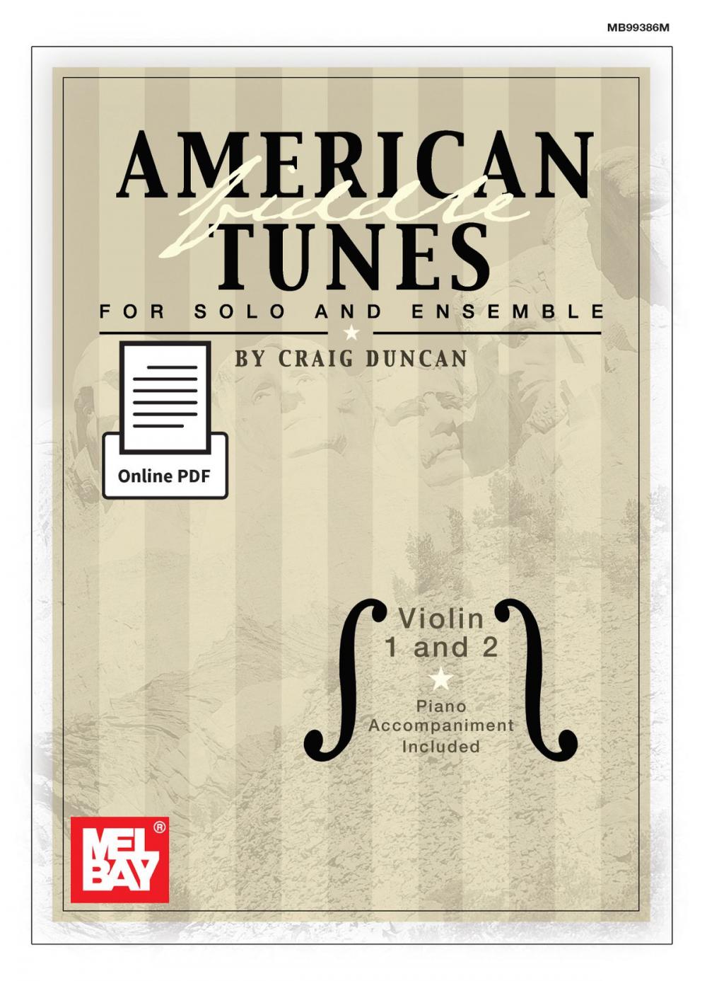 Big bigCover of American Fiddle Tunes for Solo and Ensemble - Violin 1&2