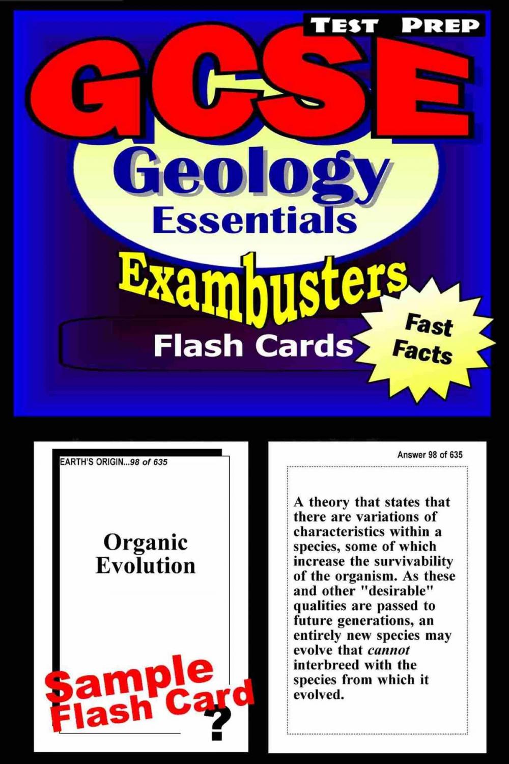 Big bigCover of GCSE Geology Test Prep Review--Exambusters Flash Cards