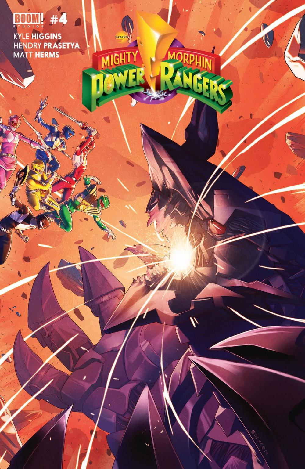 Big bigCover of Mighty Morphin Power Rangers #4