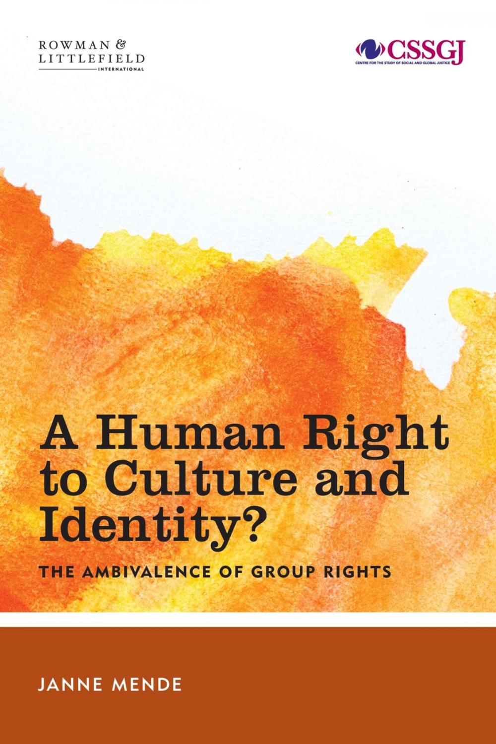 Big bigCover of A Human Right to Culture and Identity