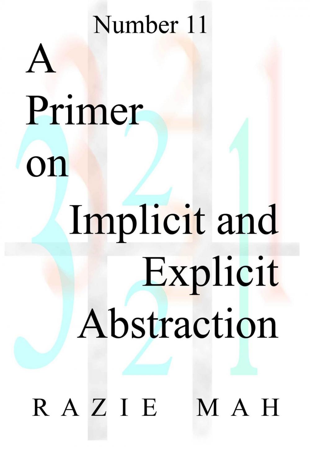 Big bigCover of A Primer on Implicit and Explicit Abstraction