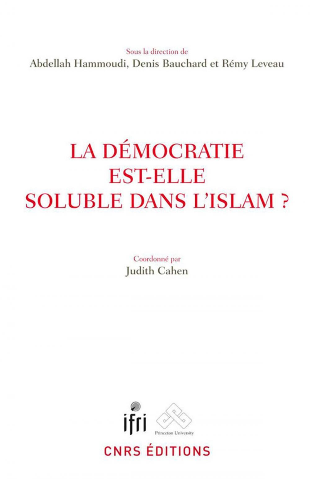 Big bigCover of La démocratie est-elle soluble dans l'islam ?