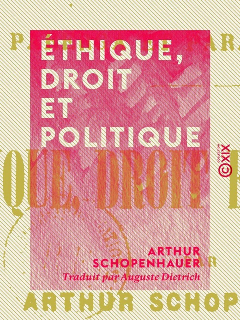 Big bigCover of Éthique, Droit et Politique