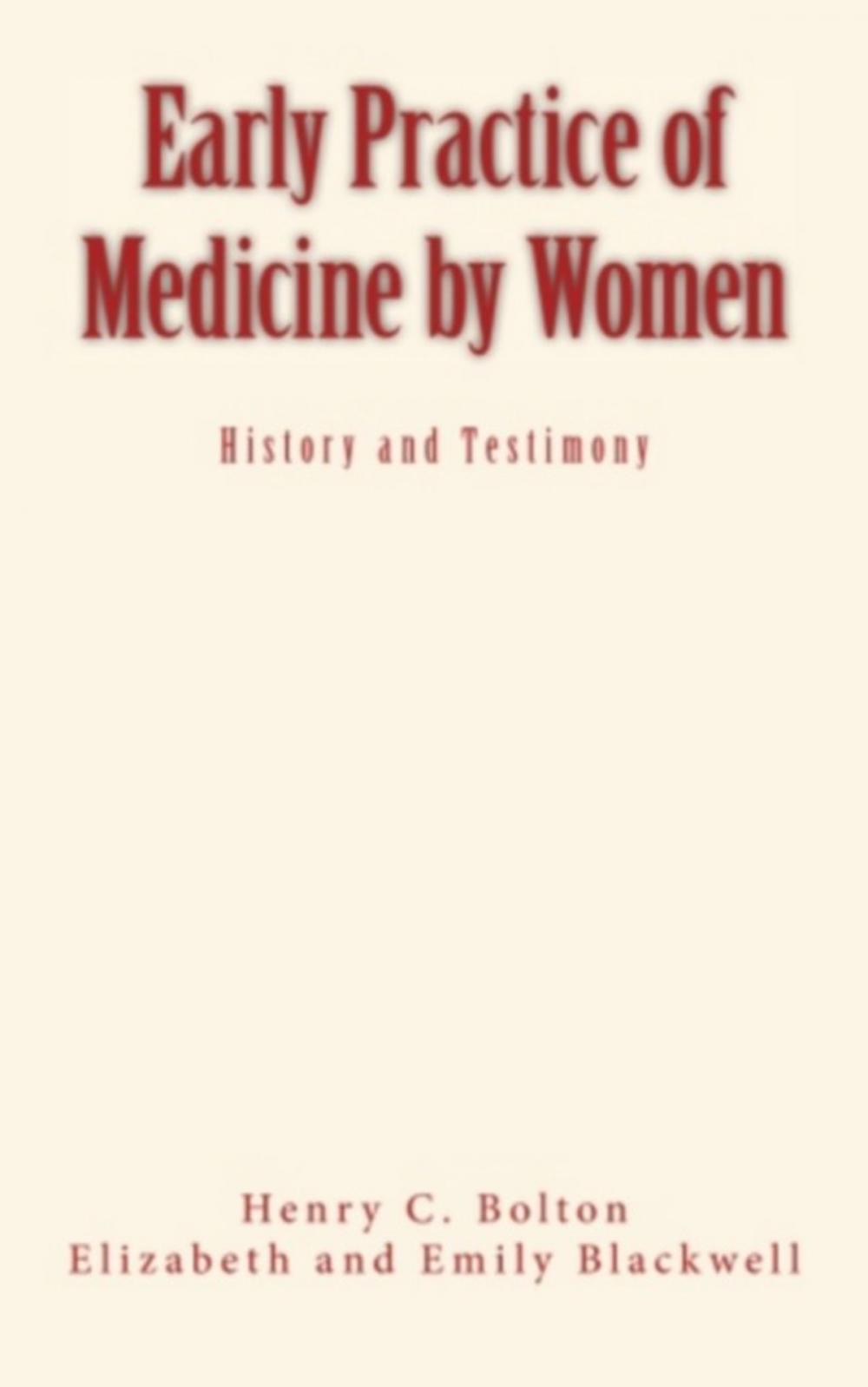 Big bigCover of Early Practice of Medicine by Women