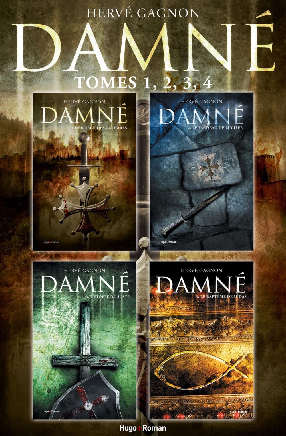 Big bigCover of Coffret Damné - tomes 1,2,3,4